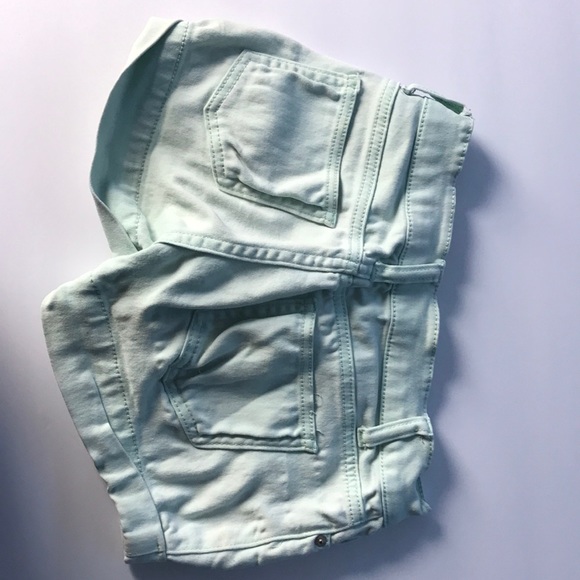 Mint green/blue shorts size 3 - Picture 2 of 5